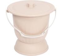 Pot de chambre domestique, crachette avec couvercle, seau à urine, pot de chambre, avec poignée, urinoir pour enfants et personnes âgées Pot de nuit (D)