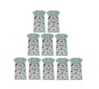 Pot de chambre jetable Tron, poisson, jusqu'à 30 kg, lot de 10 pièces (Turquoise, Flamants roses)