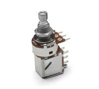 Pot de commande de guitare 500K, 50 pièces, Pots Push/Pull avec bornier droit, bobine de ramassage, interrupteur de séparation, potentiomètre de commande(A500K 50Pcs)
