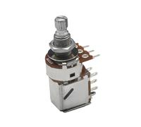 Pot de commande de guitare A/B500K, 10 pièces, Pots Push/Pull avec bornier droit, bobine de ramassage, interrupteur de séparation, potentiomètre de commande(A500K 10Pcs)