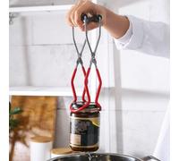 Pot De Conserve Tong Acier Inoxydable Anti-Échaudage Poussoir Anti-Dérapant Alimentation Biberon Pince Bol Chaud Pince Anti-Brûlure Pot Pince Cuisine