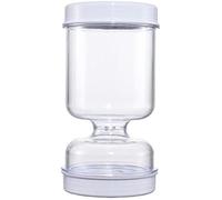 Pot de cornichon de séparation humide sec,Récipient de cornichon avec couvercle,Pot de cornichon en sablier