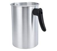 Pot de Coulée de Fabrication de Bougies 3L, Pot de Fonte de Cire de 13,6 Oz, Tasse de Cire, Pichet en Aluminium pour la Maison Bricolage Lustre-Ruban