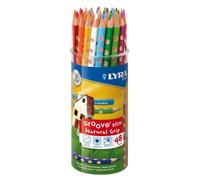 Pot De Crayons De Couleur Triangulaire Slim Lyra Groove De 48