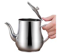 Pot De Crépine D'huile - Récipient À Graisse Avec Crépine À Mailles Fines | Bac À Graisse En Acier Inoxydable Avec Couvercle | Outil De Cuisine Domestique En Acier Inoxydable, Chauffage Direct (induct