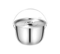 Pot De Cuisine De Camping - Camptopf dans Les Accessoires De Camping Gratuits - Coud De Coquille en Acier Inoxydable, Équipement Externe pour Calcul De Voyage Pêche De Randonnée De Randonnée BBQ Home
