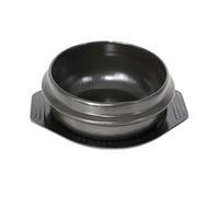Pot de Cuisson en Céramique Style Coréen Noir, Chauffe Uniforme