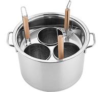 Pot de cuisson multifonction en acier inoxydable avec séparateur et passoire pour la maison, la cuisine et le restaurant