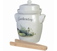 Pot de Cuisson Sauerkrauttopf Concombre Einlegetopf 5,0l Steinzeugtopf en Grès
