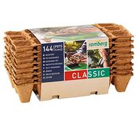 Romberg Pots Carrés Biodégradables Ø 5 cm | Lot de 144 - 1 sachet