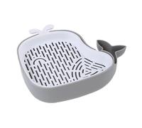 Pot de culture d' à chat, en forme de baleine, avec système de culture hydroponique, bac à germes Soillness, bac à germes creux pour chats, chatons, maison