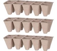 Pot de culture Strend Pro Herrison P1110, papier, 10 semis, pack. 3 pcs.