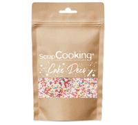 Pot de décors sucrés minibilles ""multicolores"" 80g