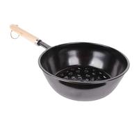 Pot de démarrage au charbon de bois, pot d'allumage de feu au charbon de bois - Allume-feu au charbon de bois avec manche en bois | Démarreur à charbon de bois, fond de pot creux pour barbecue et barb