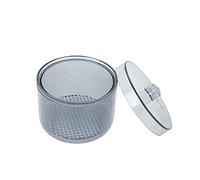 Pot de Désinfection de Stérilisateur D'art D'ongle, Boîte de Désinfection D'ongle Pot de Stérilisateur Rond D'ongle pour des Outils en Métal D'art D'ongle, Accessoire de Manucure,(le noir)