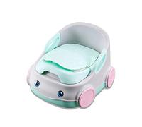 Pot de Enfants, Formation de Siège de Toilette de Bébé Avec des Sièges Rembourrés d'Unité Centrale Portable Amovible Avec un Couvercle, pour Garçon ou Fille de 1 à 7 Ans(A)