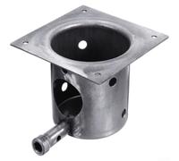 Pot de Feu Étiré 127mm Anti-Rouille pour Pellet Grill(A)