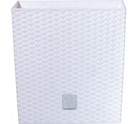 pot de fleur 22cm RATOlow DRTS225L-S449 plastique blanc PROSPERPLAST