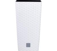 pot de fleur 26,5cm RATO SQUARE DRTS265-S449 blanc plastique PROSPERPLAST