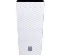 pot de fleur 29cm RATO SQUARE DRTS300-S449 blanc plastique PROSPERPLAST