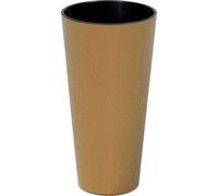 pot de fleur 30cm TUBUS SLIM ECO WOOD DTUS300W-4665W naturo plastic PROSPERPLAST