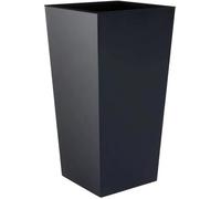 Urbi tall pot 4 litres, en plastique, 14 x 14 x 26,5 cm en couleur Anthracite