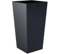 Urbi tall pot 7,2 litres, en plastique, 17 x 17 x 32,5 cm en couleur Anthracite