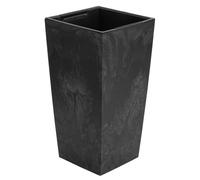 Pot de fleur - Anthracite - 49 L - Polypropylène - H 610 mm - Aspect béton
