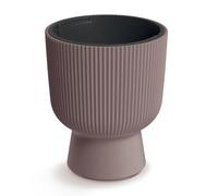 Prosperplast Pot de fleurs Milly cylindrique résistant gel/chaleur/UV Marsala 390 mm