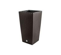 Pot de fleur avec insert Prosperplast Rato Square DRTS170-440U - couleur umbra
