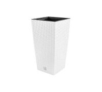 Pot de fleur avec insert Prosperplast Rato Square DRTS170-S449 - blanc