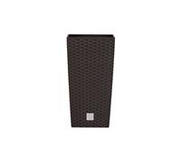 Pot de fleur avec inster Prosperplast Rato Square DRTS325-440U - couleur umbra
