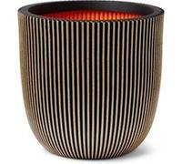 Capi Europe - Pot Boule Groove NL - 35x34 - Or - Ouverture Ø29 - Pot pour Une Utilisation à l'intérieur et à l'extérieur - Incassable - 100% Recyclable - KGVGB932