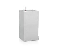 Pot de fleur Canto Stone Colonne 40 - kit complet, blanc quartz