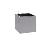 Pot de fleur Canto Stone Cube 40 - kit complet LED, gris pierre