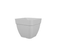 POT A FLEURS ET PLANTES CARRÉ CAPRI CAMPANA - PLASTIQUE - 37X37 CM - BLANC - ARTEVASI