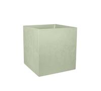 Pot de fleur carré Basalt 49,5 x H.49,5 cm - Vert amande-