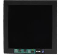 EDA Pot Carré haut VOLCANIA UP Gris anthracite haut Avec zone de rétention d'eau Dim. 29,5 x 29,5 x 49,5 cm - Volume 36 L