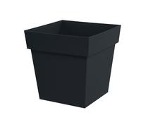 Pot De Fleur Carré Toscane 39 X H.39 Cm - Anthracite - Eda Gris