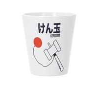 Pot de Fleur Céramique avec Trou de Drainage - Kendama Bilboquet Japon Asie Culture Jouet - Petit Pot pour Cactus et Plante Grasse Hauteur 10cm Décoration Jardin Intérieur Imprimée en France