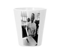 Pot de Fleur Céramique avec Trou de Drainage - Nelson Mandela Premier Vote Militant Droits Humains Afrique du Sud - Petit Pot pour Cactus et Plante Grasse Hauteur 10cm Décoration Jardin Intérieur