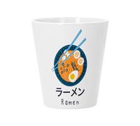 Pot de Fleur Céramique avec Trou de Drainage - Ramen Manga Anime Japon Asie Culture - Petit Pot pour Cactus et Plante Grasse Hauteur 10cm Décoration Jardin Intérieur Imprimée en France