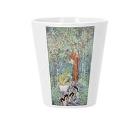 Pot de Fleur Céramique avec Trou de Drainage - The Marsh King's Daughter Les Contes d'Andersen Illustration Ancienne - Petit Pot pour Cactus et Plante Grasse Hauteur 10cm Décoration Jardin Intérieur