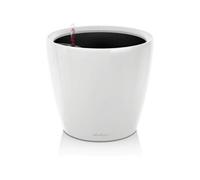 Lechuza Classico Premium LS 50 Kit Complet, Plastique, Blanc, Ø 50 x 47 cm