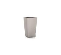 Pot de fleur Cubico Color 40 brun sable 31 L avec irrigation satin