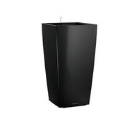 Pot de fleur Cubico Premium 40 - kit complet, noir brillant