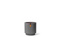 Pot de fleur cylindrique EUROPE Groove NL Anthracite 36 x 38 cm