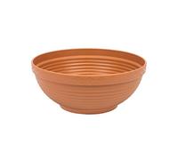 Pot de fleur en plastique en forme bol, terre cuite, diametre: 30 cm