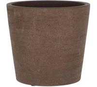 Pot de fleur en terre cuite non verni marron 25 cm