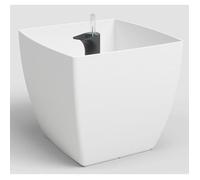 Pot de fleur équipé système auto-arrosage SWS - Plastique - Blanc - Rond - Ø30 x H27 cm - Intérieur/Extérieur - ARTEVASI